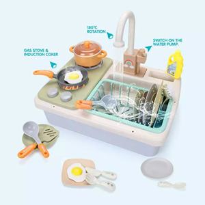 اسباب بازی سینک ظرفشویی کودک همراه با اجاق گاز FIVESTAR TOYS LERNING FUN_اسباب بازی